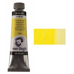 Краска масляная Van Gogh, (267) AZO Желтый лимонный, 40 мл, Royal Talens - 1