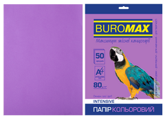 Папір кольоровий INTENSIVE, фіолет., 50 арк., А4, 80 г/м&sup2; - 1