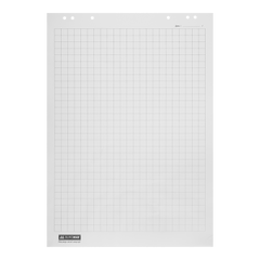 Блок бумаги для флипчартов JOBMAX, 64х90 см, клетка, 20 л, офсет 70 г/м2, полиэт.пакет - 1