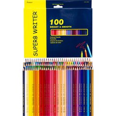 Кольорові олівці 100шт. шестигранні Super Writter MARCO - 1