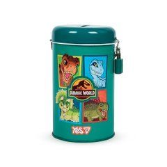 Копилка круглая Yes Jurassic World металлическая 13 х 7,6 см - 1