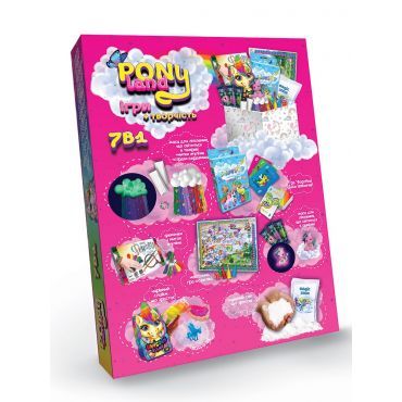 Креативна творчість "Pony Land 7 в 1" укр. Danko Toys - 2