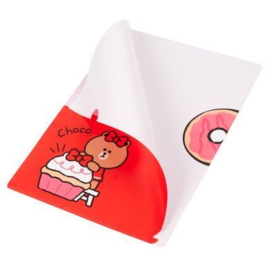Папка-уголок YES Line Friends. Choco A4 с клапаном - 2