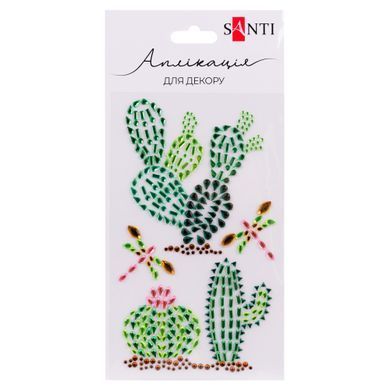 Аппликация SANTI из страз самоклеящихся Trendy Cactus 9.5х 5 см - 2