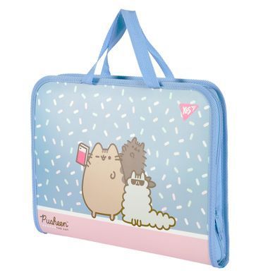 Папка-портфель Yes FC на блискавці з тканинними ручками Pusheen - 3