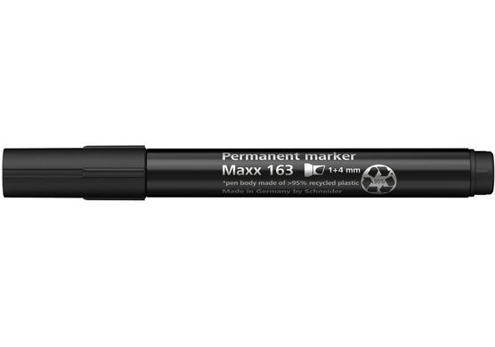 Маркер Permanent 1-4мм. MAXX 163 чорний SCHNEIDER - 2