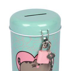 Копилка круглая Yes Pusheen металлическая 13 х 7,6 см - 1