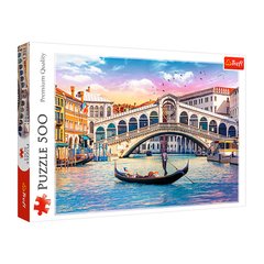 Пазли - (500 елм.) - "Міст Ріалто (Венеція)" - 1