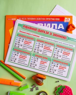 Правила з математики 2 - 3 клас - 9