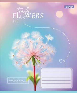 Тетрадь ученическая общая 1 Вересня Tender FlowersА5 96 листов клетка - 2