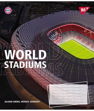Тетрадь для записей Yes World stadium А5 36 листов клетка - 5