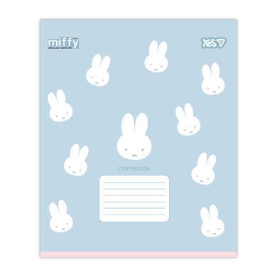 Зошит шкільний Yes Miffy Flowers А5 12 аркушів клітинка - 4