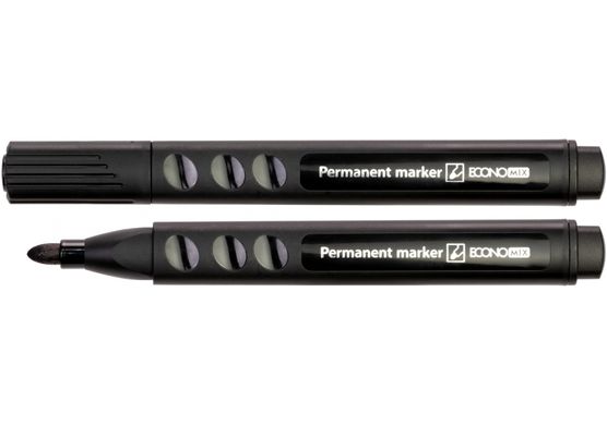 Маркер Permanent 2-3мм. черный Economix - 1