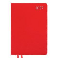 Ежедневник Leo Planner Aldento A5 датированный 2027 интегральный красный 368 страниц - 1