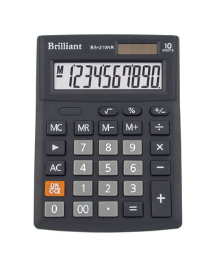 Калькулятор Brilliant BS-210NR, 10 разрядов - 1