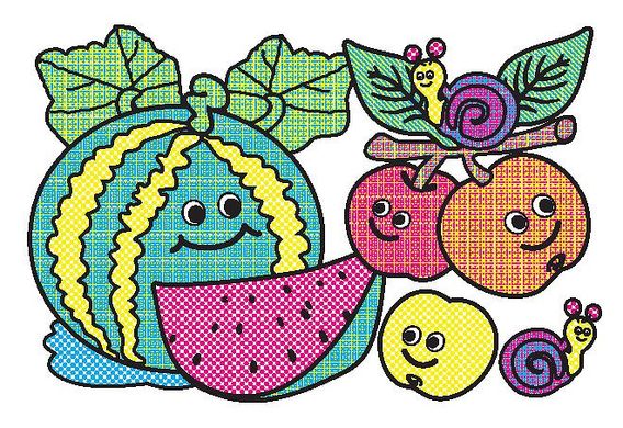Водні розмальовки — Овочі та фрукти - 3