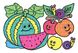 Водні розмальовки — Овочі та фрукти - 3