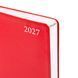 Ежедневник Leo Planner Aldento A5 датированный 2027 интегральный красный 368 страниц - 2