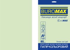 Бумага цветная PASTEL, EUROMAX, св.-зеленая, 20 л., А4, 80 г/м² - 1