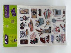 3D наліпки Осіння романтика 19 см, KIDS Line - 1