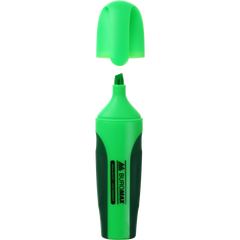 Текст-маркер NEON, зелений, 2-4 мм, з гум. вставками - 1