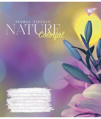 Тетрадь для записей Yes Nature colorful А5 36 листов клетка - 5