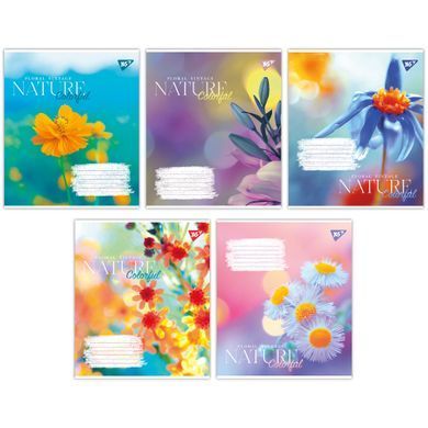 Тетрадь для записей Yes Nature colorful А5 36 листов клетка - 6