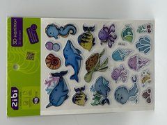 3D наліпки Підводна фауна 19 см, KIDS Line - 1
