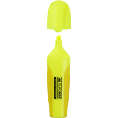 Текст-маркер NEON, желтый, 2-4 мм, с рез.вставками - 1