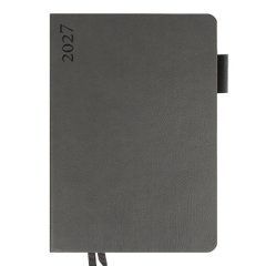 Ежедневник Leo Planner Binario A5 датированный 2027 мягкий графит 368 страниц - 1