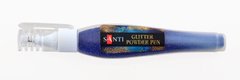 Ручка Santi с рассыпным глиттером, голубой, 10г - 1