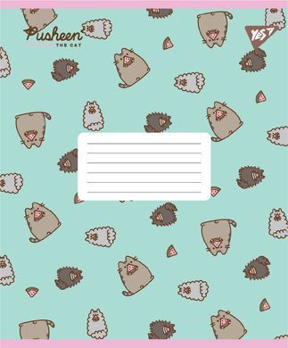 Тетрадь ученическая школьная Yes Pusheen Candy А5 12 листов линия - 5