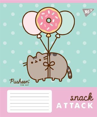 Тетрадь ученическая школьная Yes Pusheen Candy А5 12 листов линия - 2