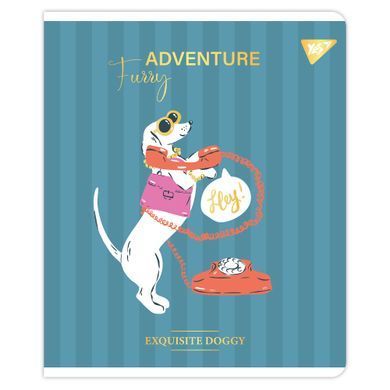 Зошит YES Exquisite doggy А5 48 аркушів клітинка - 4