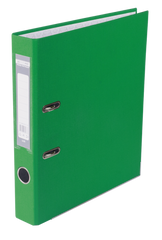 Папка-регистратор односторонняя LUX, JOBMAX, А4, ширина торца 50 мм, зеленая - 1