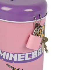 Копилка круглая Yes Minecraft Spring металлическая 13 х 7,6 см - 1