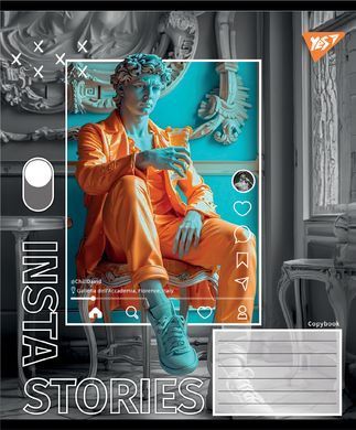 Зошит учнівський загальний Yes Insta Storys А5 36 аркушів лінія - 4