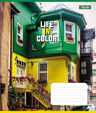 Зошит для записів 1В Life in colors А5 36 аркушів лінія - 2