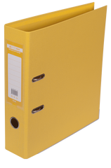 Папка-регистратор двухсторонняя ELITE, А4, ширина торца 70 мм, желтая - 1