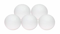 Набор пенопластовых шаров d:10см 5шт - 1