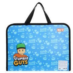 Папка-портфель Yes Stumble Guys FC на молнии с тканевыми ручками - 1