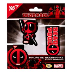 Закладки магнітні YES Marvel.Deadpool, 3шт. - 1