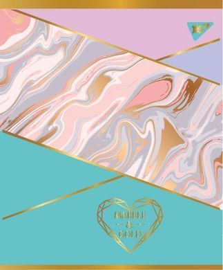 Тетрадь А5 48 Кл. YES Marble&Gold - 4