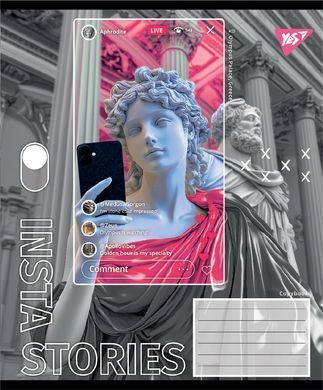 Тетрадь ученическая общая YES Insta Storys А5 96 листов линия - 5