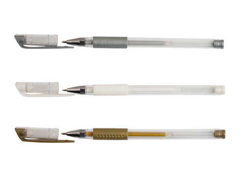 Набор из 3-х гелевых ручек BLACK PAPER, ART Line - 4