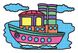 Водні розмальовки — Морські кораблі - 2