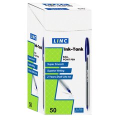 Ручка шариковая LINC Ink Tank 0,6 мм синяя - 1