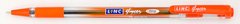 Ручка шариковая LINC Glyser 0,7 мм оранжевая - 1