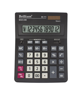 Калькулятор настільний BS-111 12 р., 2-пит - 2
