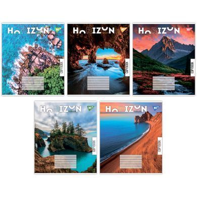 Тетрадь для записей Yes Horizon nature А5 48 листов линия - 6